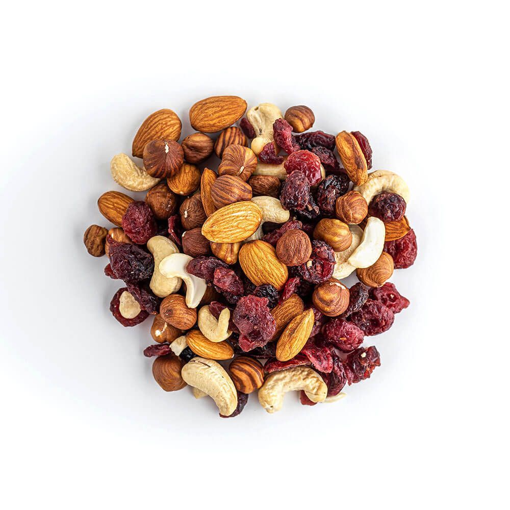 Смесь орехов с клюквой