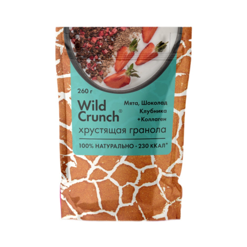 Wild Crunch «Мята и шоколад + коллаген» 260 г