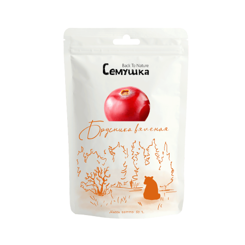 Брусника вяленая "СЕМУШКА"