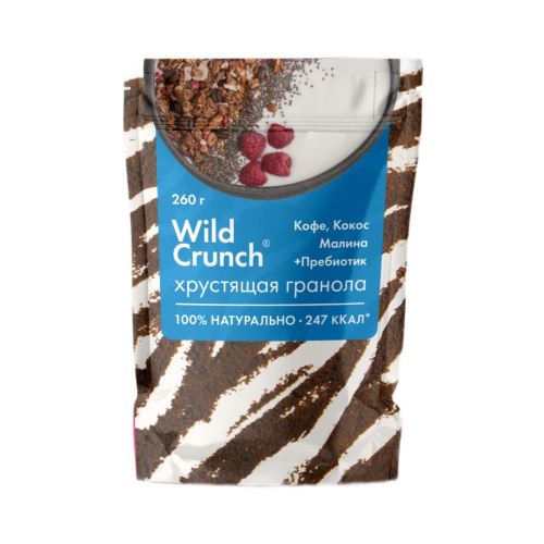 Wild Crunch «Кокос и кофе + пребиотик» 260 г