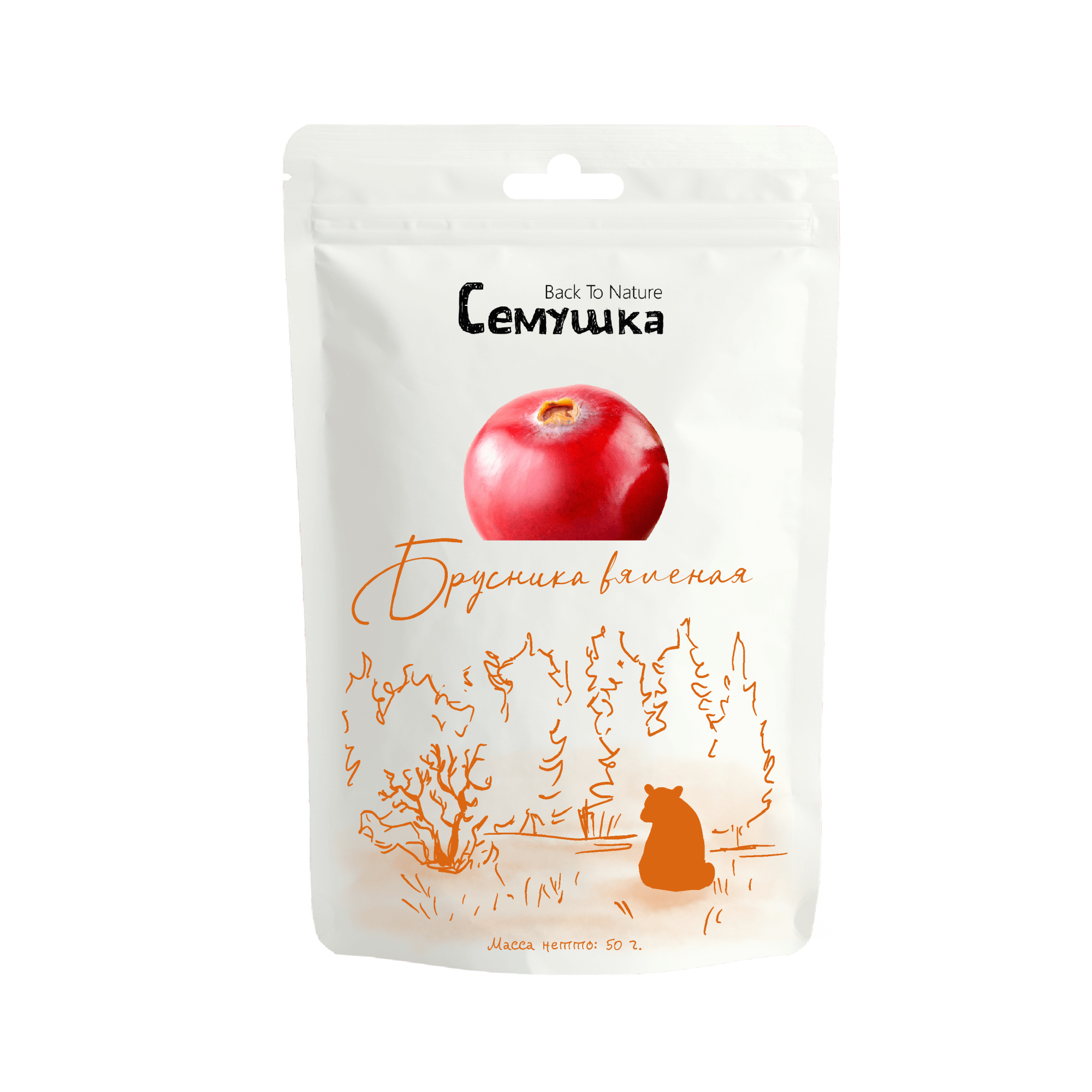 Брусника вяленая "СЕМУШКА"